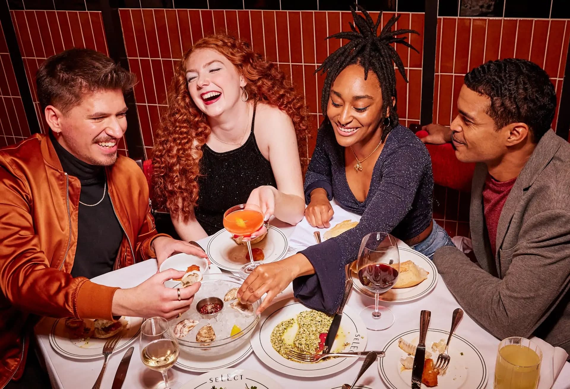Diners booked in through OpenTable