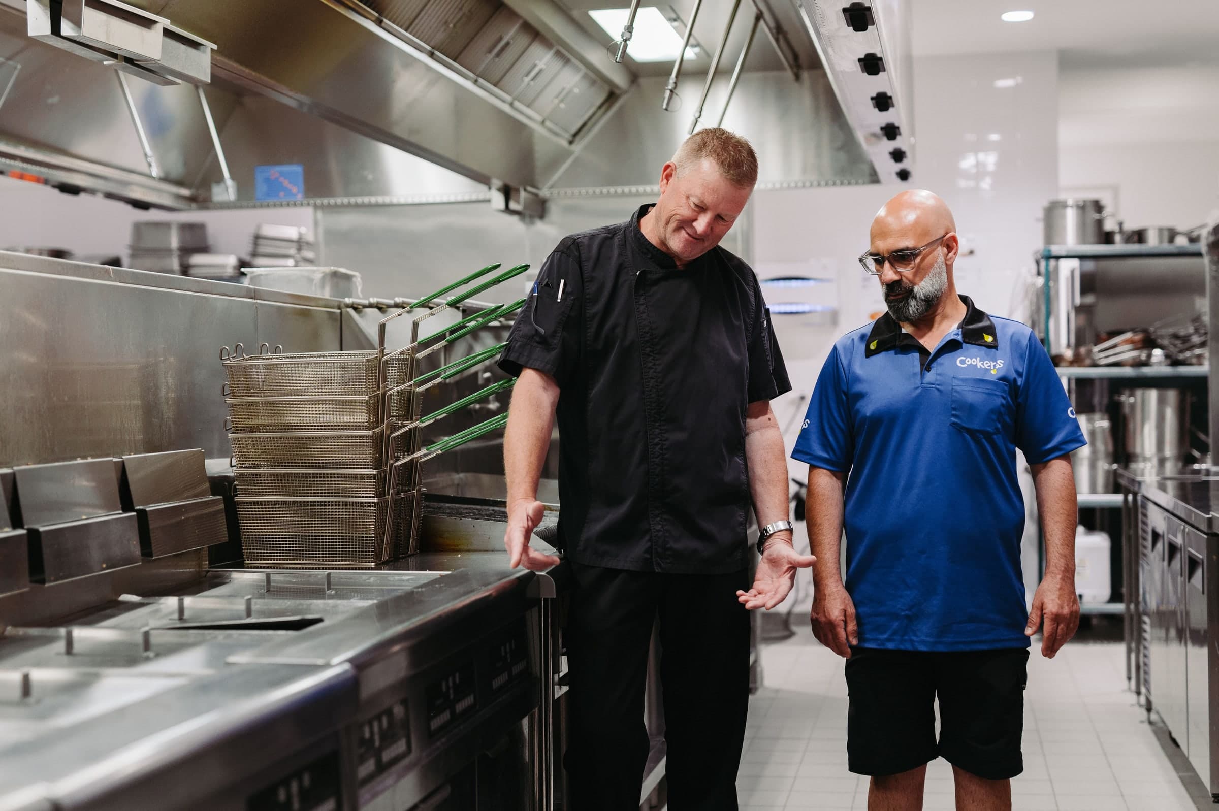 Cookers support in the kitchen