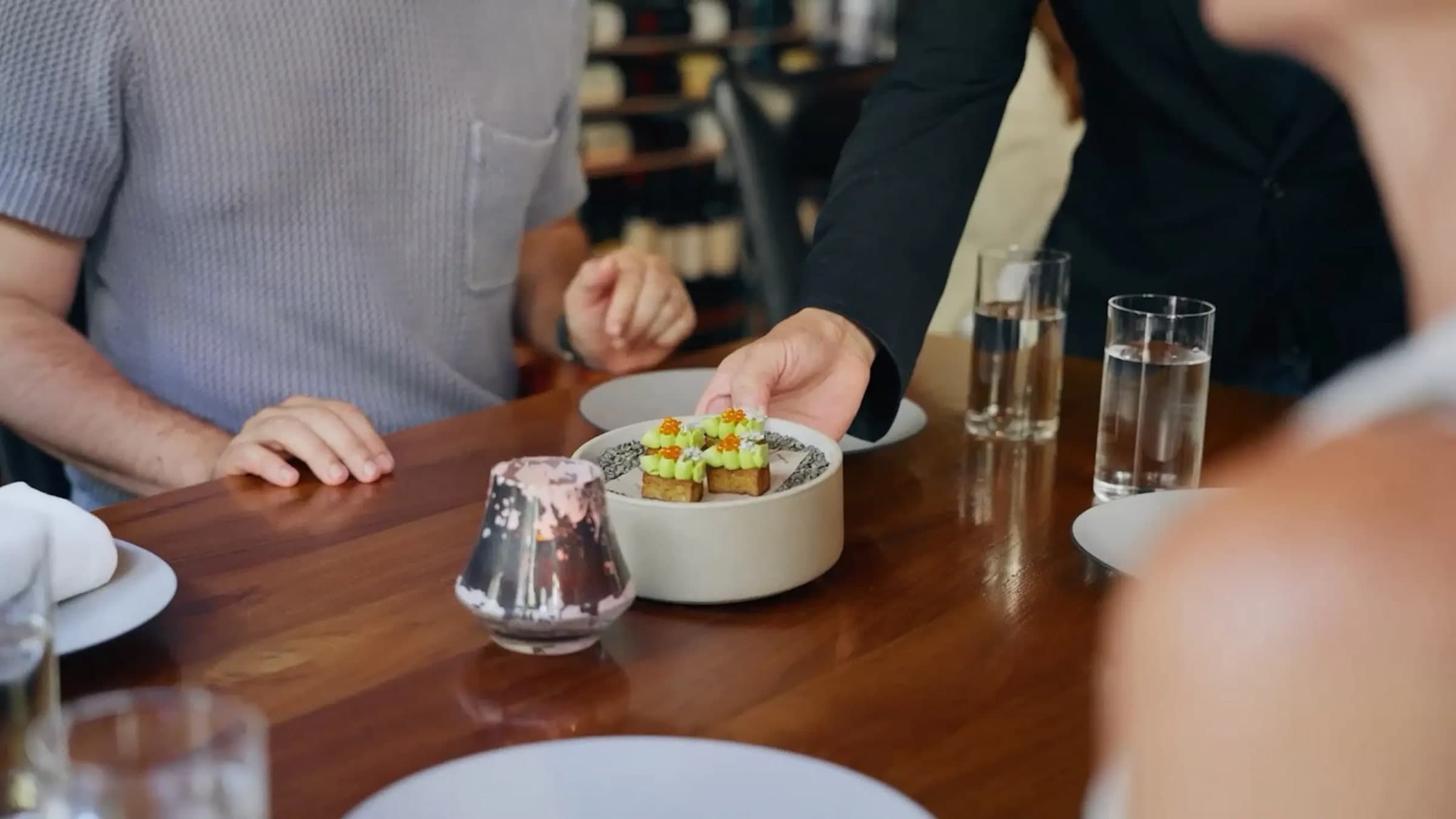 Service at the table